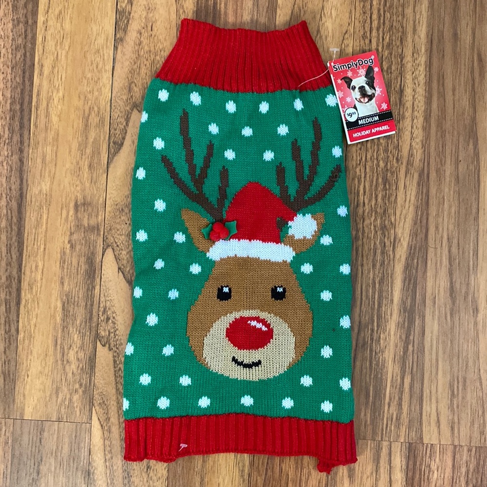 Christmas dog sweater